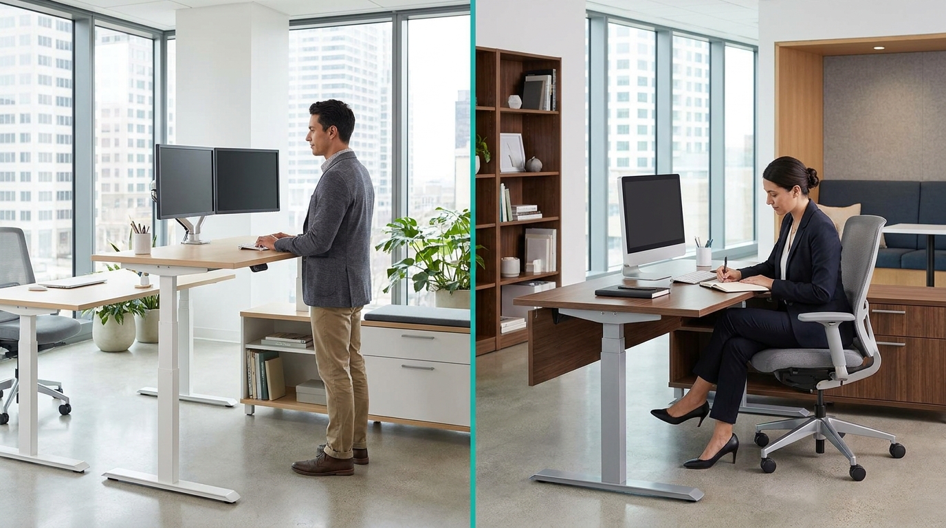 Standing Desk vs Traditional Desk: Exhaustive Review (8.4/10)